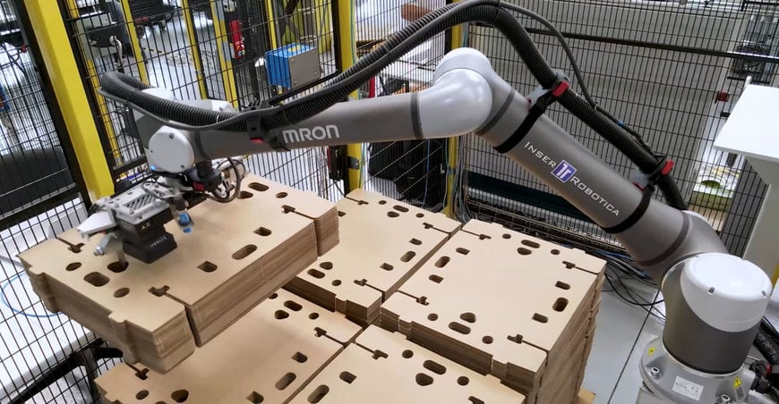 OMRON e Inser Robótica desarrollan coboloader, una solución automatizada para la carga de montadores de cajas 